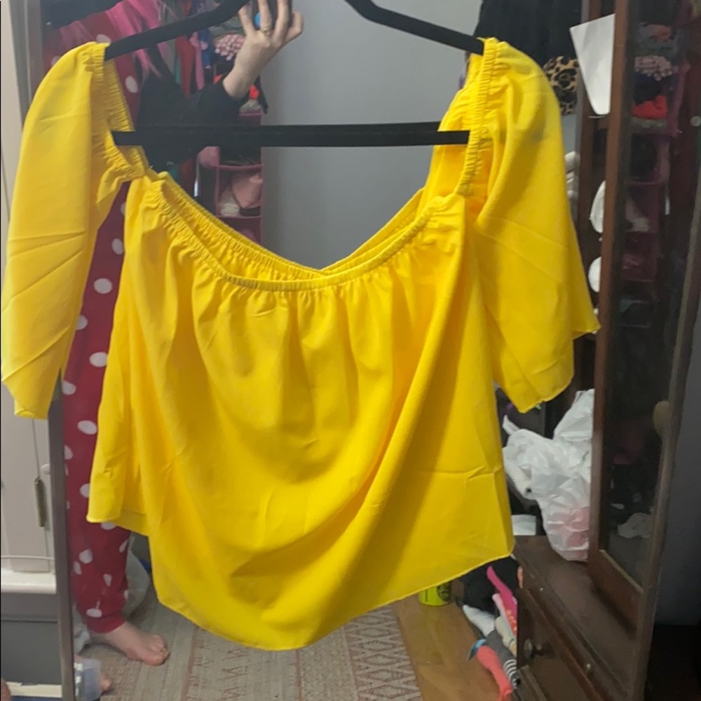 Off the shoulder top